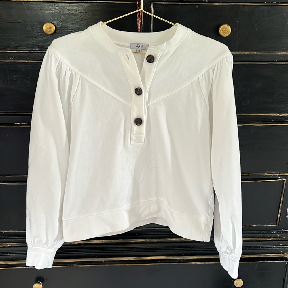 Like New Condition Rails Dex Sweatshirt in Ivory XS